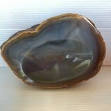 Blue Agate slice ring sizer pocket