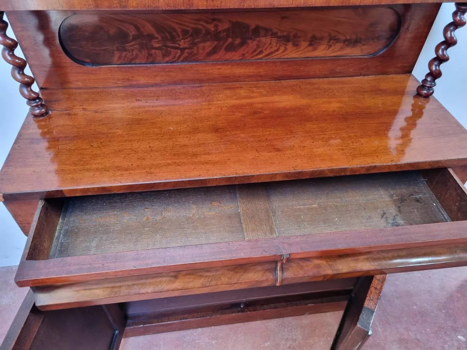 English buffet in mahogany