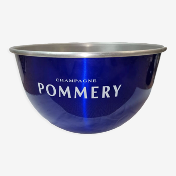 Pommery champagne basin, royal blue aluminum