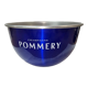 Pommery champagne basin, royal blue aluminum