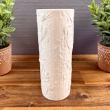 KPM Berlin vase – white relief porcelain – bird decoration