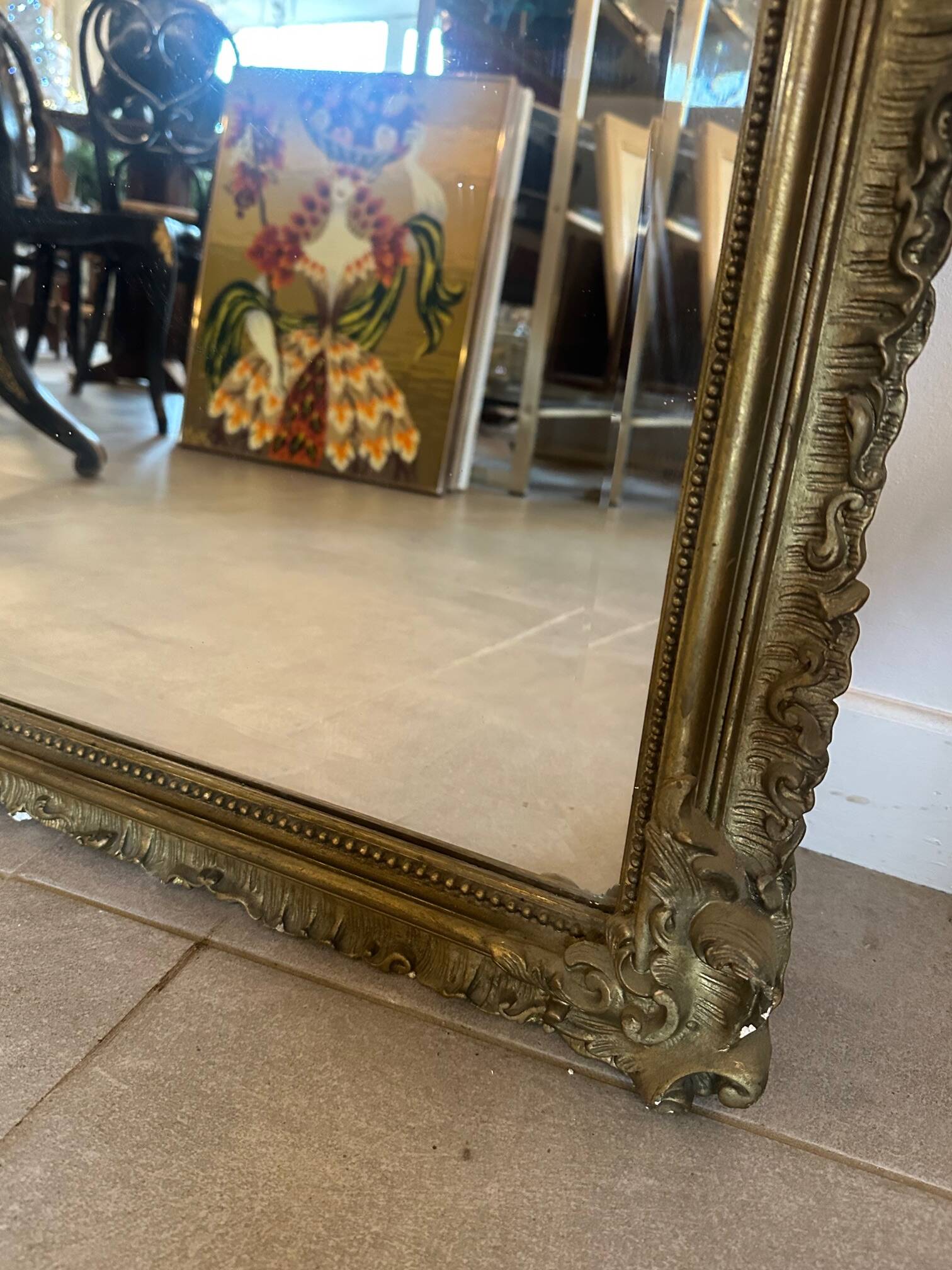 Antique mirror, circa 1900