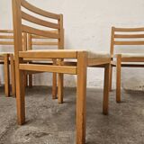 Set of 6 Swedish chairs 1970
