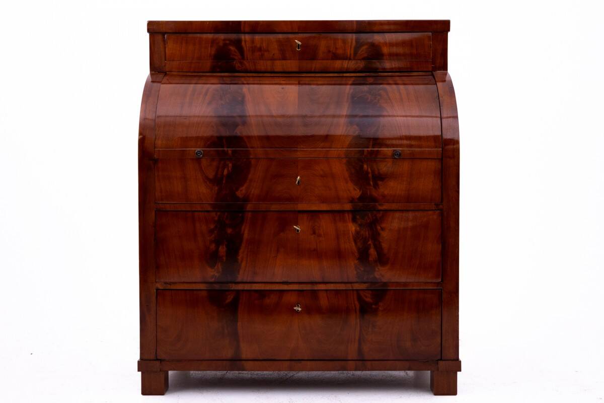 Mahogany secretary, Northern Europe, late 19th century.