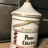 Apothecary porcelain jar from Limoges Goumot Labesse