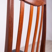 Mid Century Teak & Leather Dining Chairs by Leslie Dandy for G-Plan, 1960