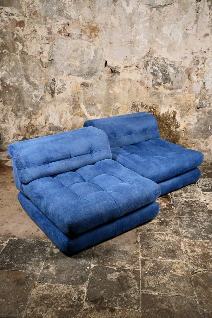 First edition Mah Jong sofa, by Hans Hopfer for Roche Bobois, 1970s