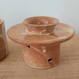 Stoneware butter dish