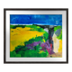 Modern landscape painting of Provence