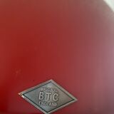 Original btc titan 1 pendant lamp, red with white interior