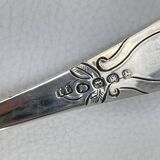 Pair of berry spoons in sterling silver english