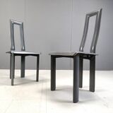 Italian Model Regia Dining Chairs by Antonello Mosca for Ycami, 1980s, Set of 6