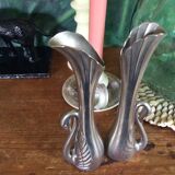 Duo of vases "swan"
