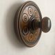 Pair of carved wooden wall hooks