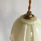 Suspension boule Art deco en opaline