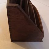 Range courrier porte documents vintage bois 1950