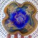 Gabriel Millesi - Pérouges - Polychrome glass corolla bowl with gold decoration