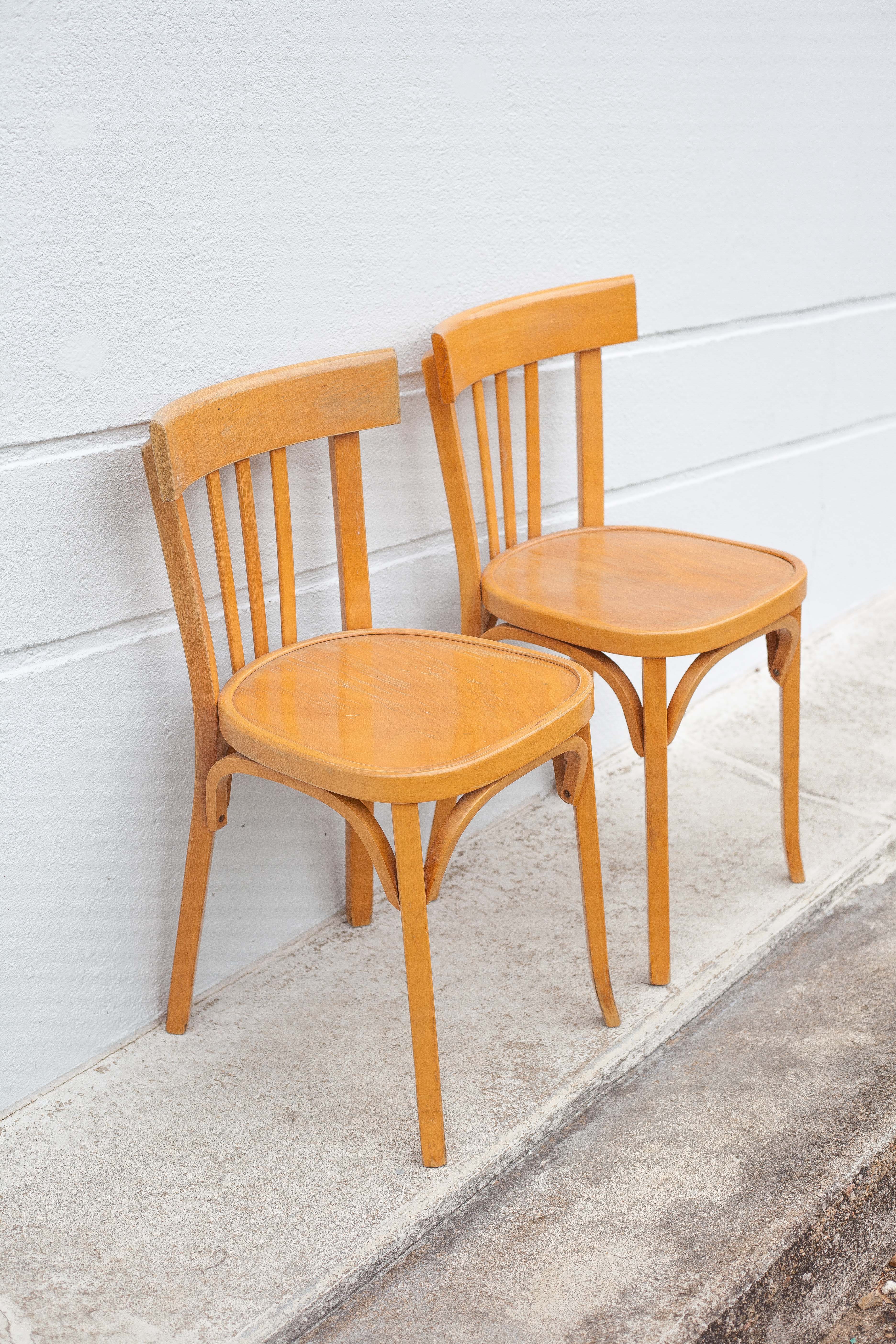 Pair of Baumann chairs