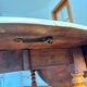 Antique round wooden table