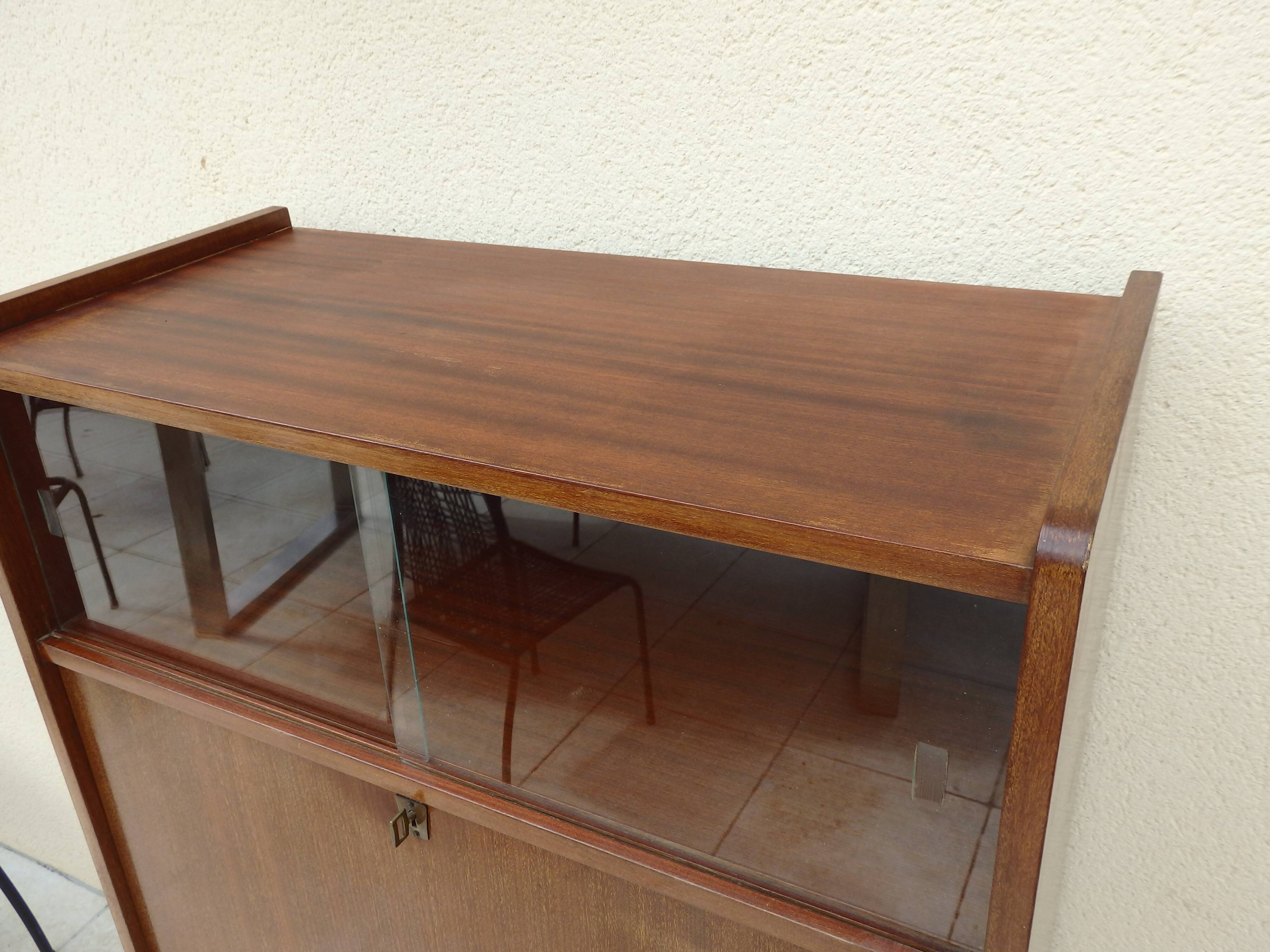Vintage 60s desk display cabinet