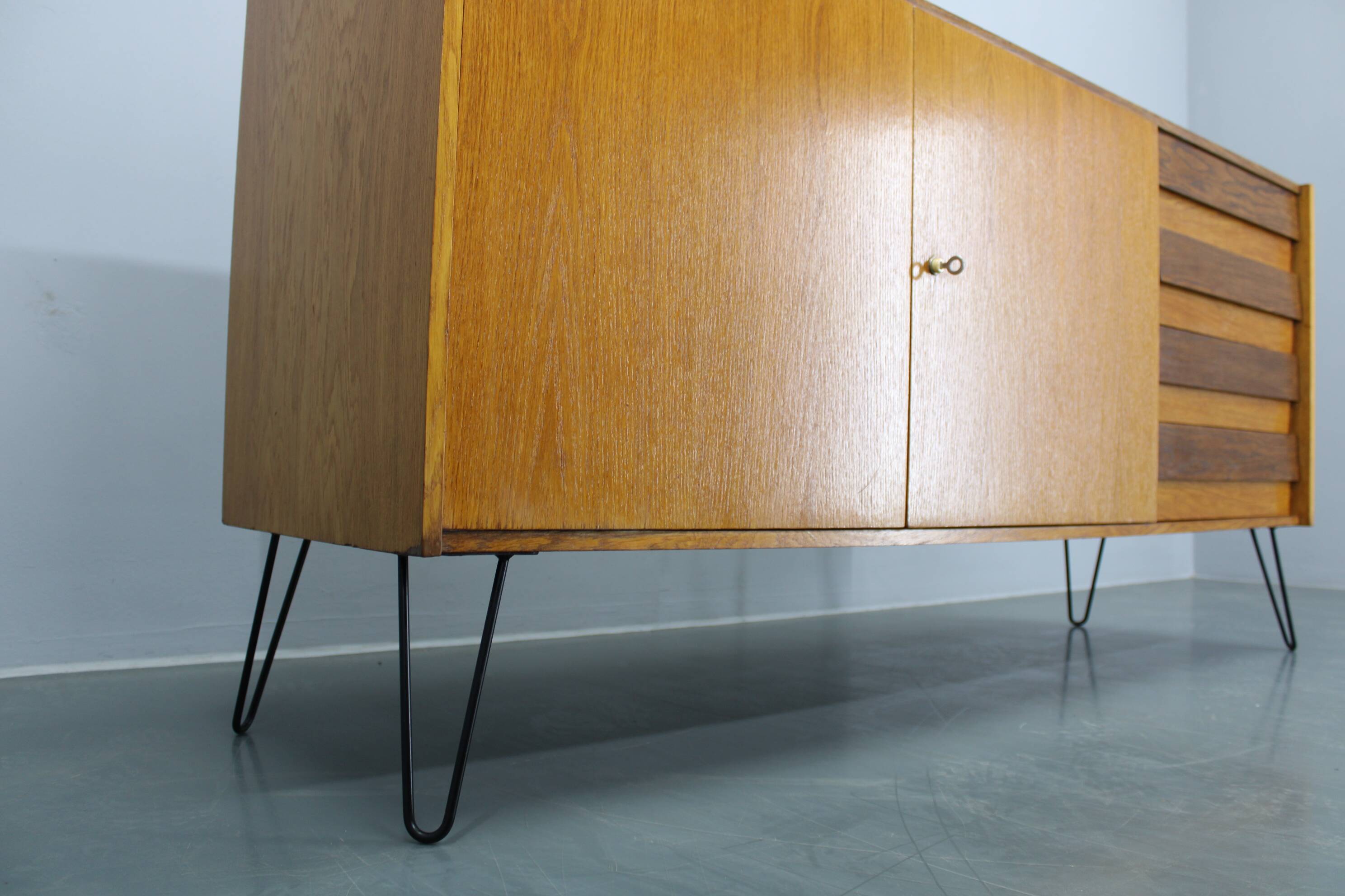 1960s Jiri Jiroutek Upcycled Sideboard ,Czechoslovakia