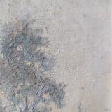 Misty landscape painting