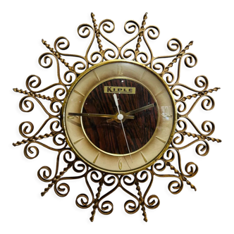 Horloge kiplé soleil vintage