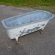 Zinc bathtub