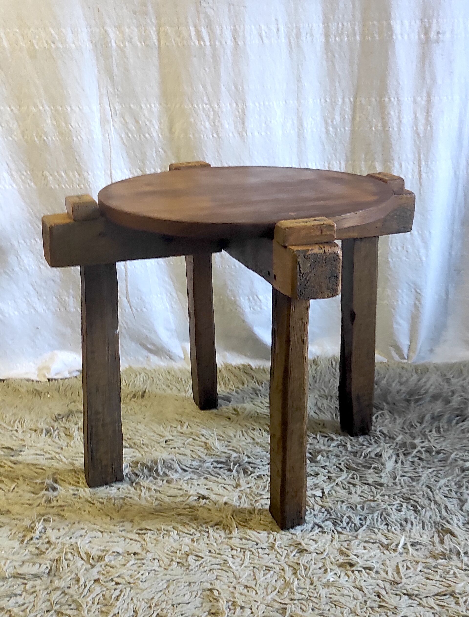 Solid wood coffee table XXth