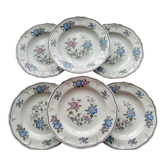 6 Hollow plates Orchies Moulin des Loups Auvergne model