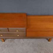 Teak and nubuck hairdresser, by R. Landault – 1970