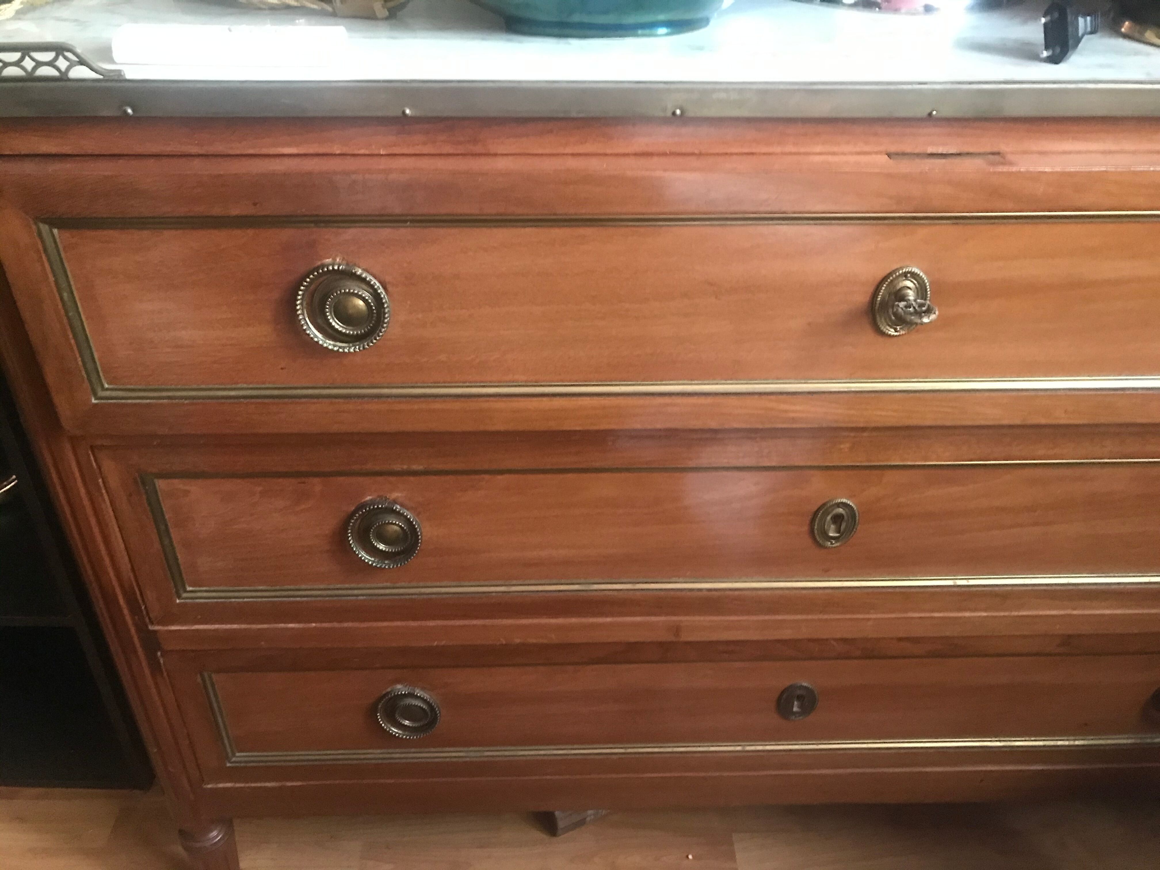 Louis XVI Mahogany chest of drawers