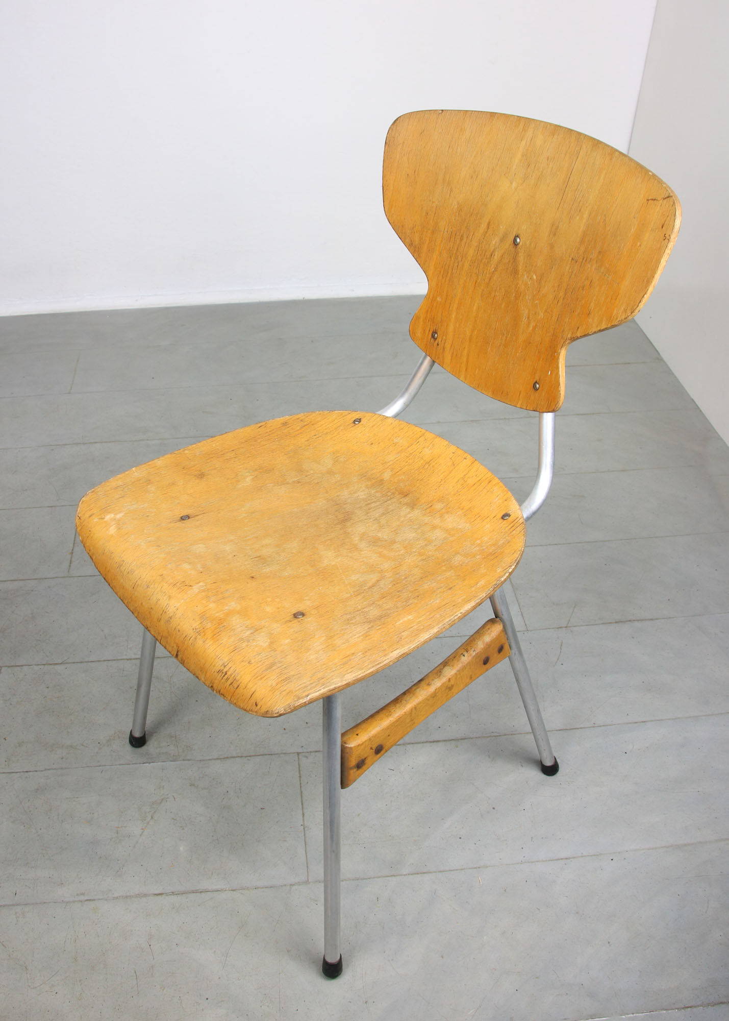 Mid-century plywood chairs by niko kralj, set of 2