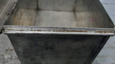 Vintage metal chest