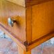 Table de chevet vintage sur pieds compas,  1950