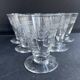 6 verres à porto – cristal guilloché – art déco