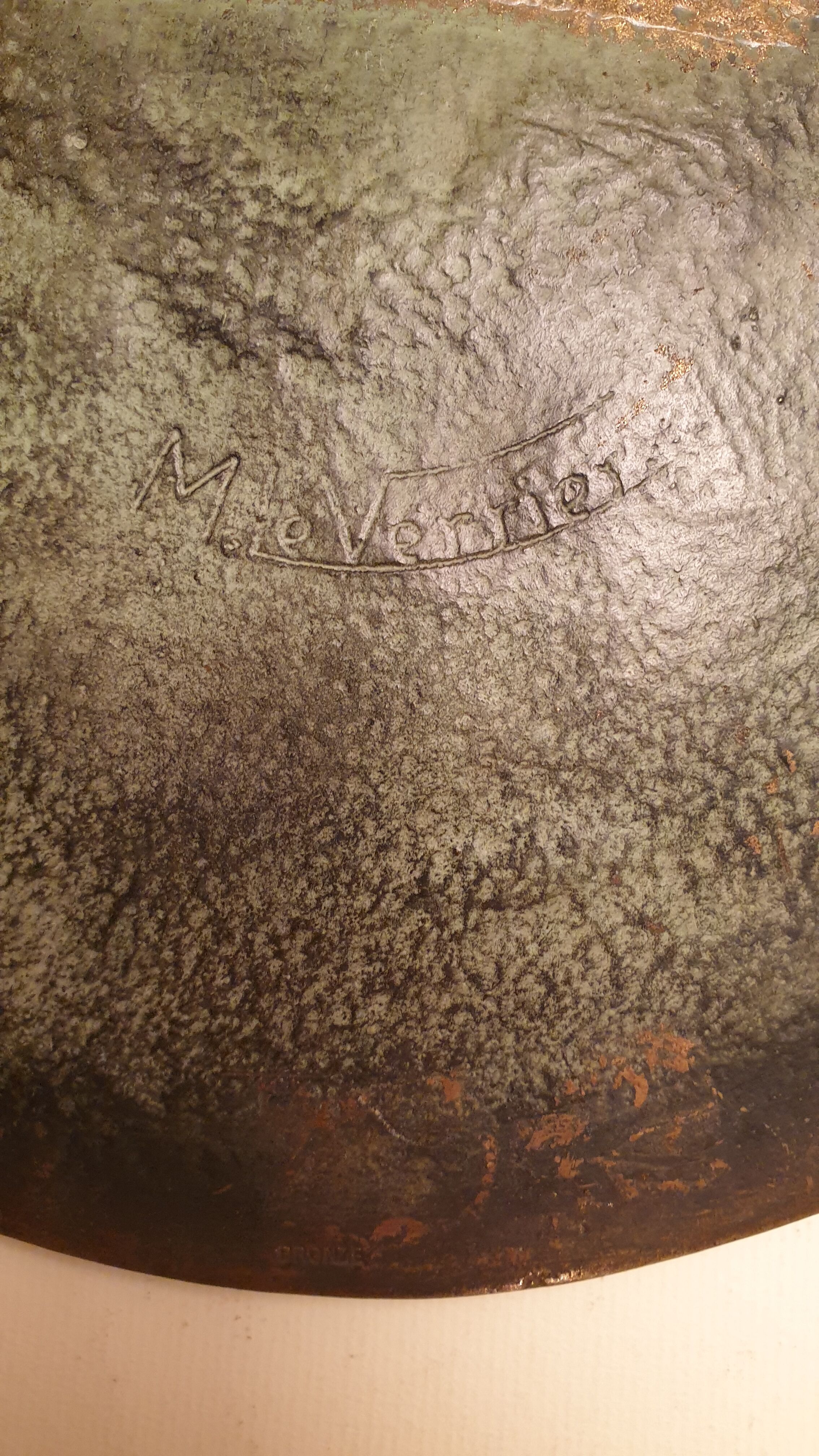 Bronze dish max le verrier