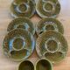Set of 8 asparagus plates and 2 bowls from Gien