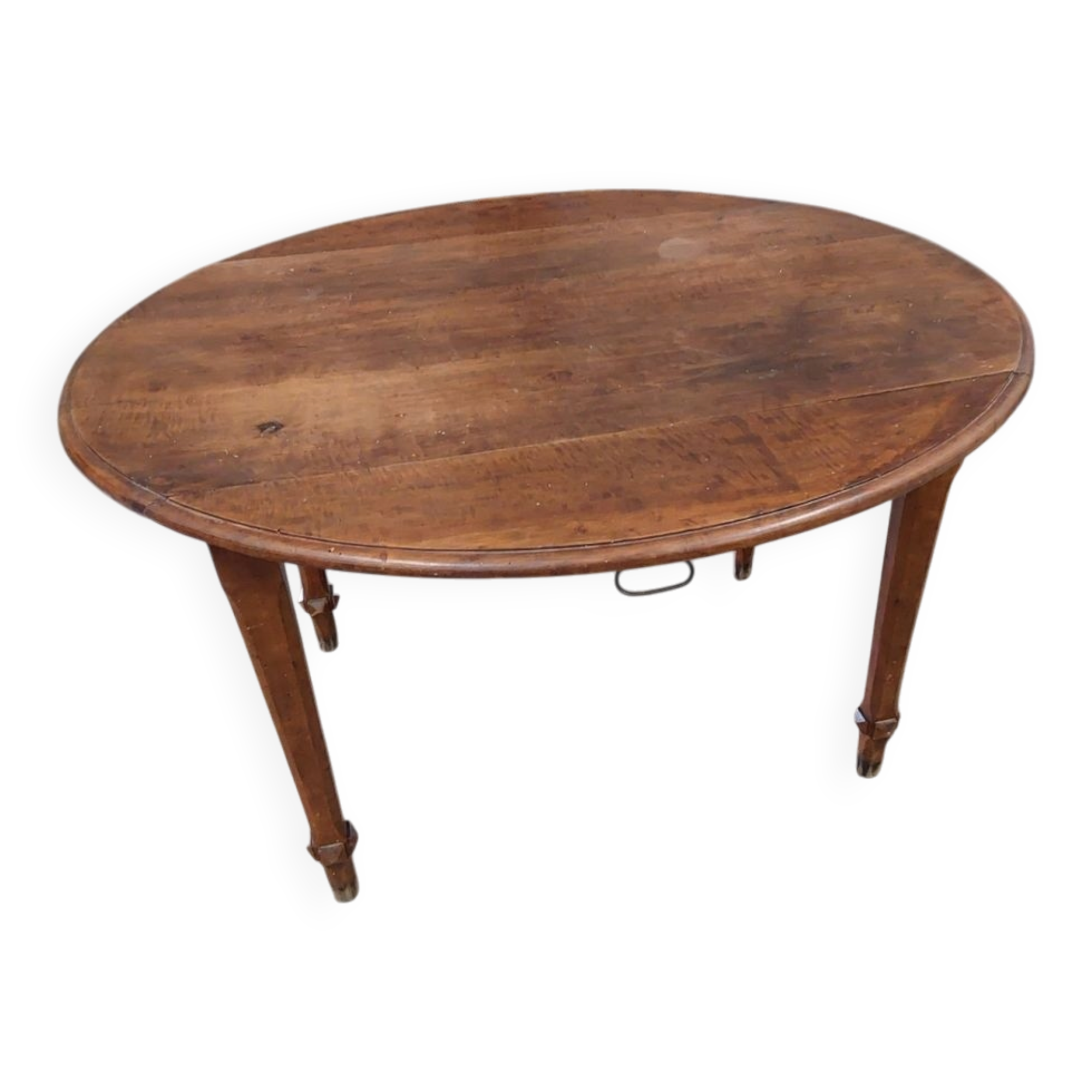 Antique wooden drop-leaf table