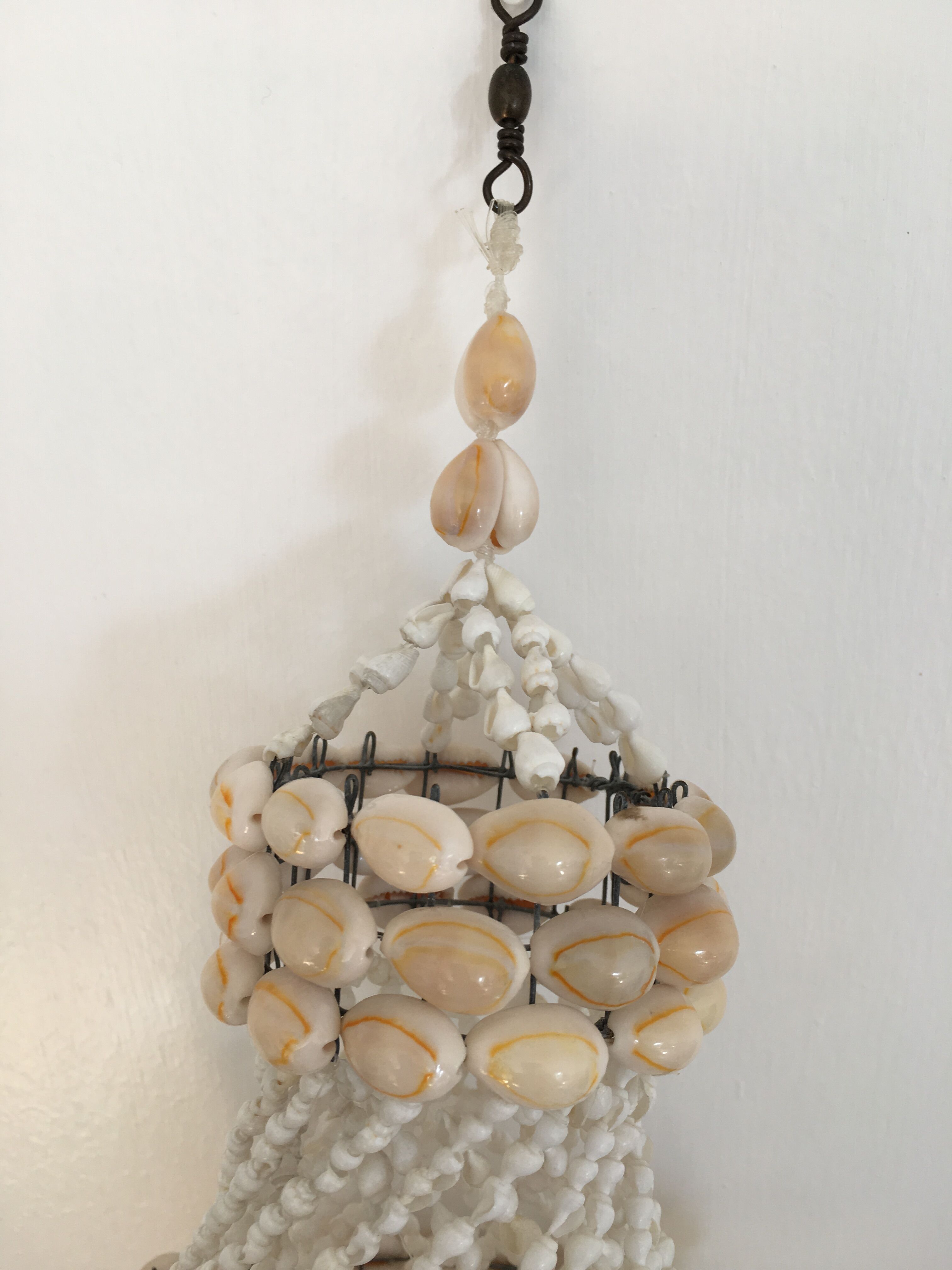 Shell chandelier