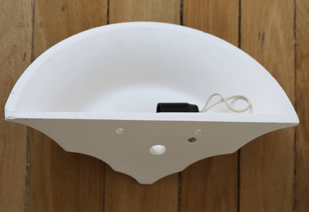 pair of plaster sconces