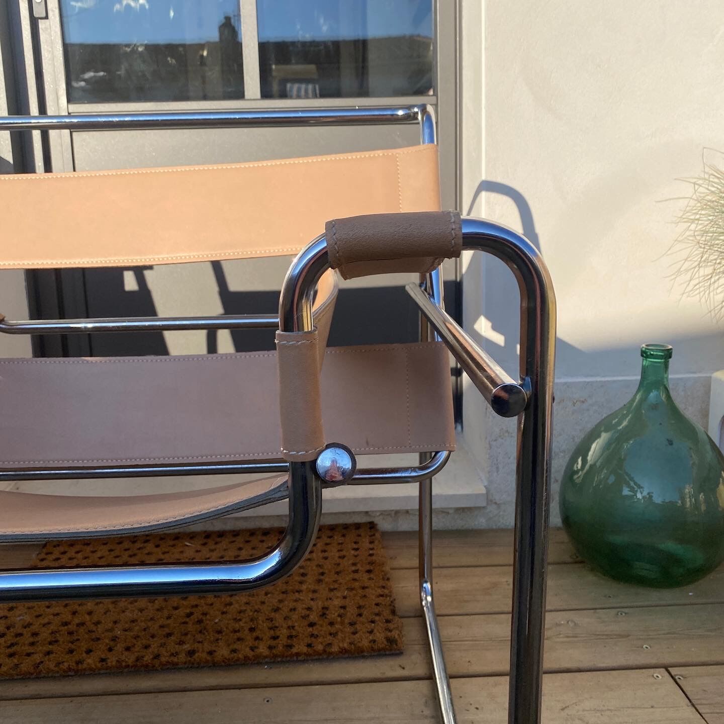 Pair of Wassily armchairs by Marcel Breuer