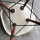 Set of 10 fibreglass & walnut DSW chairs, Charles & Ray Eames, Herman Miller, 60s-70s
