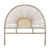Headboard rattan and caning 2 people