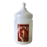 Pot en opaline pour la salle de bain