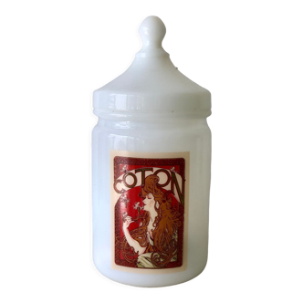 Opaline pot for the bathroom