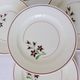 4 vintage flat plates from the Salins factory 210663