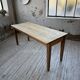 Table de ferme en pin et chêne