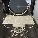 Coiffeuse en fer forgé