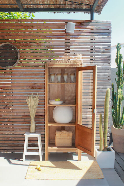 Art Deco oak hosiery